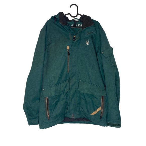 Spyder Hooded Snowboarding Jacket - Picture 1 of 11